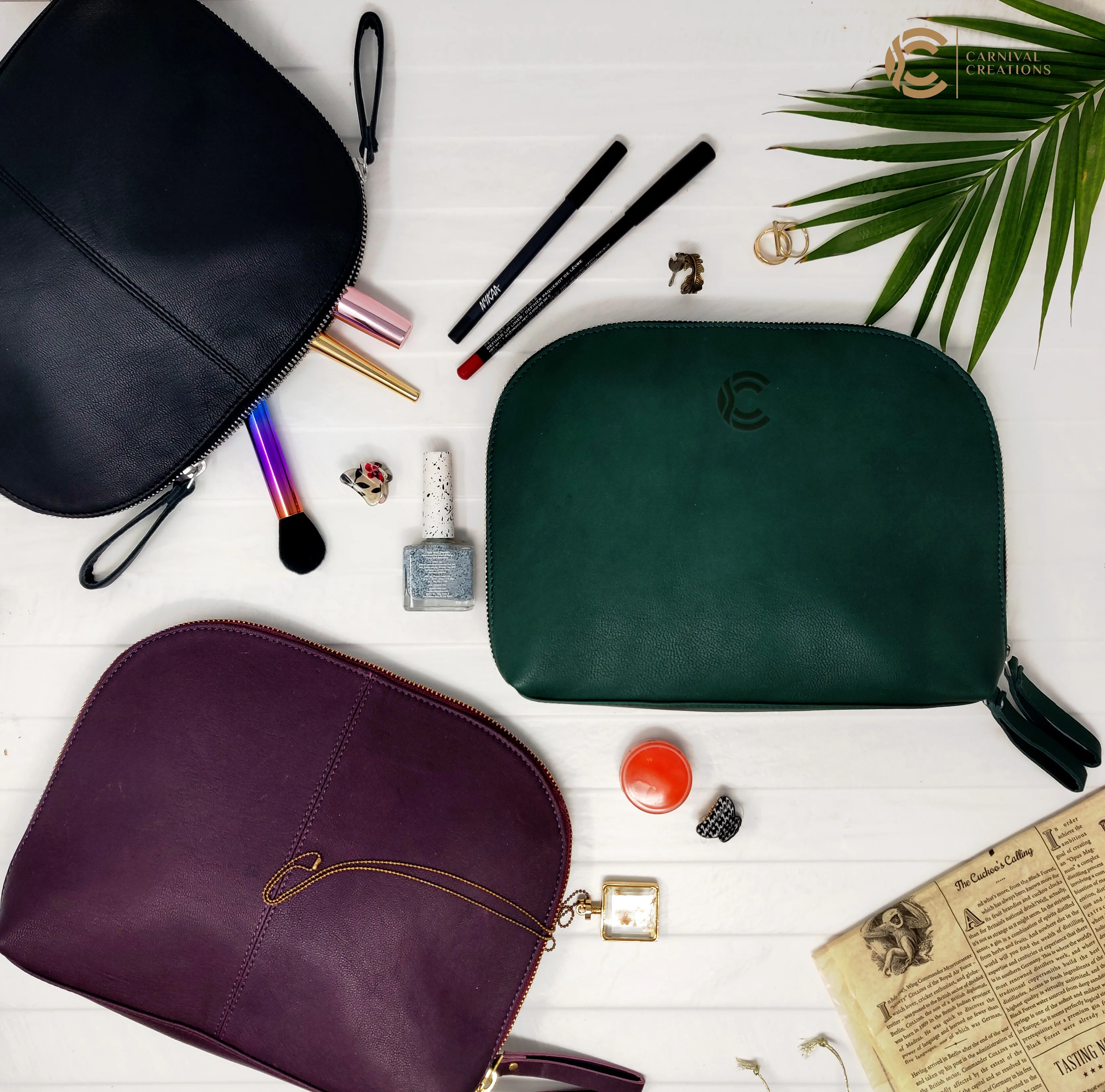 100% натуральная кожа козы DD косметический мешок косметический случай