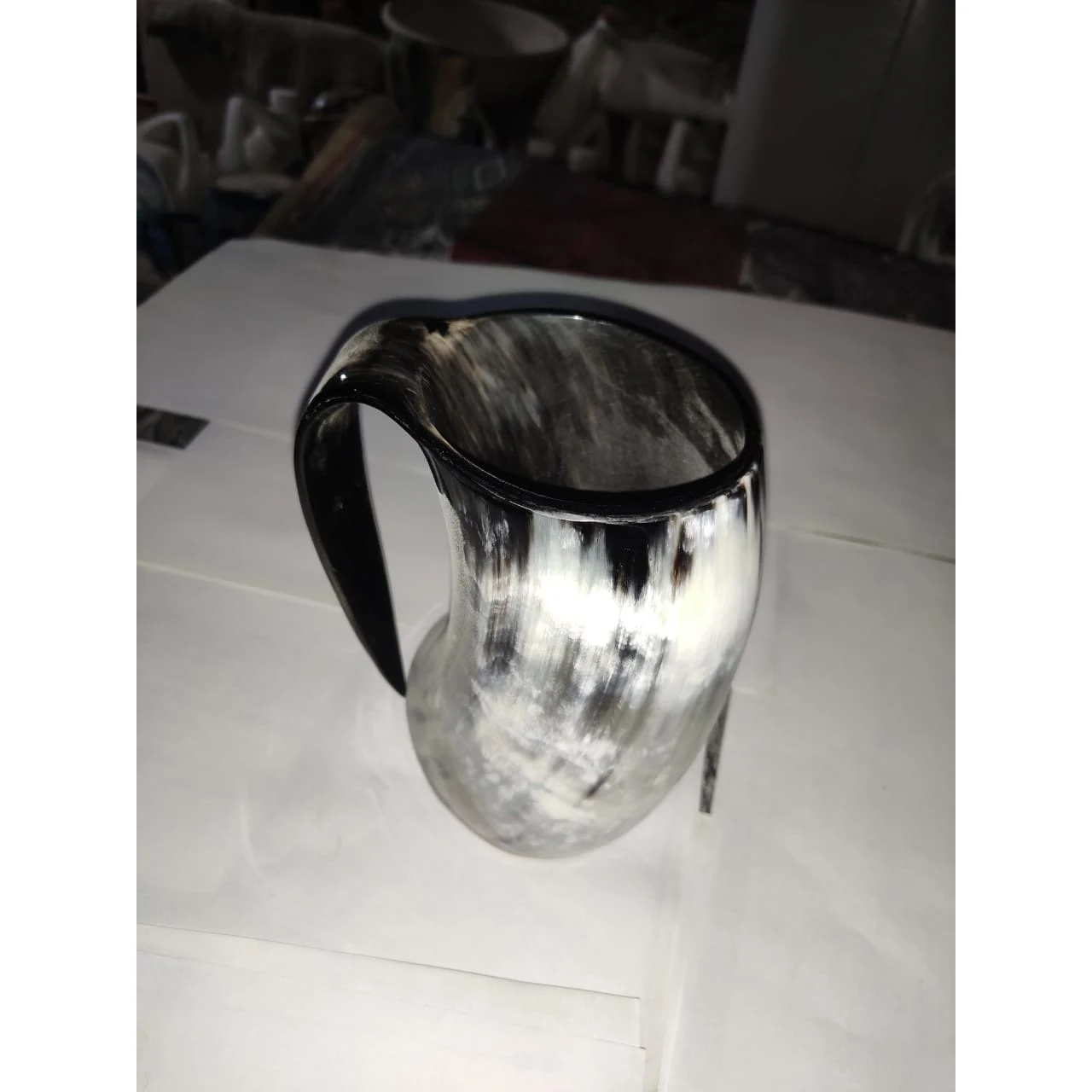 
Natural Drinking Horn Mug Made With Natural Horn high selling horn mug for wholesale and bulk custom logo design 