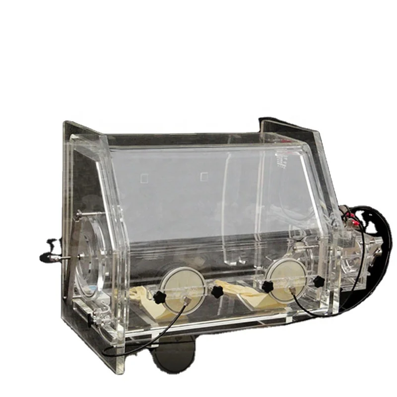 700*450*500mm JHI-12 Factory Direct sale Acrylic vacuum glove box vacuum operation box  for lab by inert gas adding