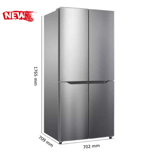 Четыре двери класса люкс работающий на постоянном токе от солнечных батарей для домашнего холодильника BCD 418