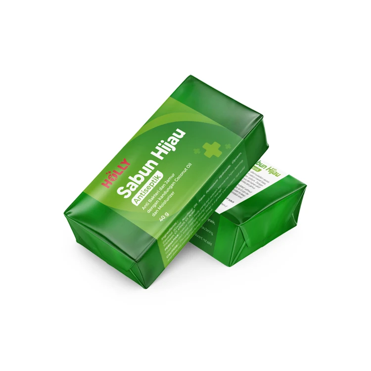 Hot Selling Pure Quality Green Color Medicated Holly Anti Septic Soap
