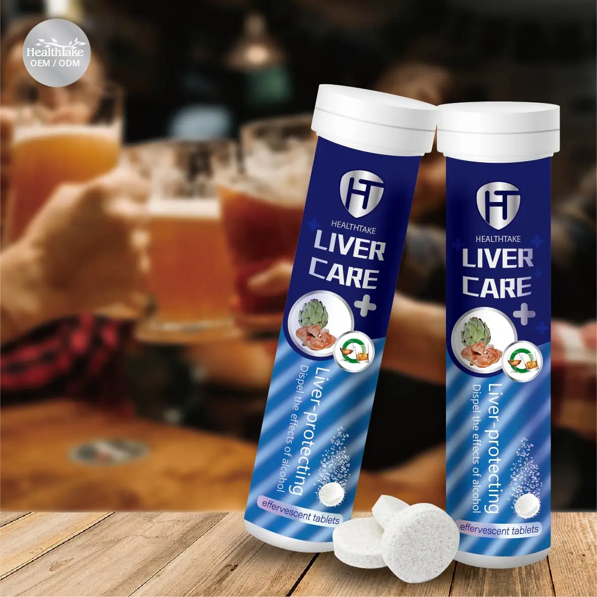 (Customized label)Liver Protection - Hangover Relieving Effervescent Tablets anti hangover