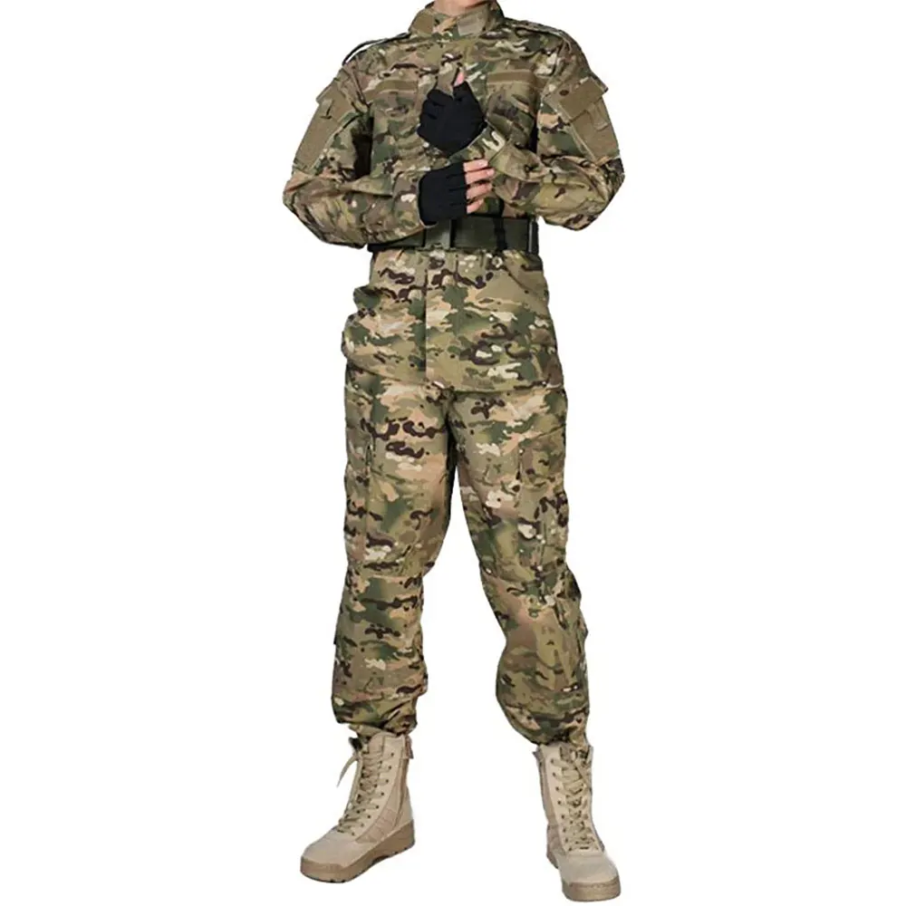 Army Military Uniform tactical fabric khaki military clothing camouflage army officer uniforms men women for sale