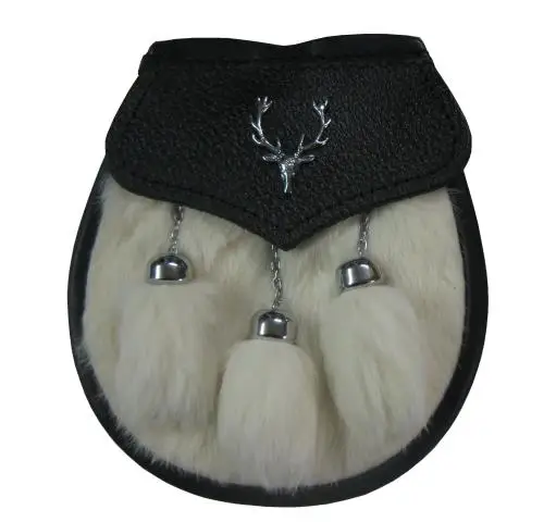 SI - SCOTTISH LEATHER RABBIT SPORRAN