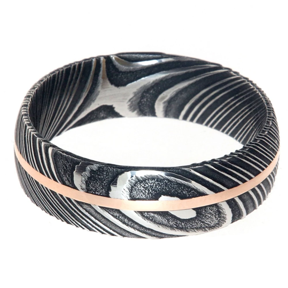 Best Selling 100% Top High Quality Custom Handmade Latest Model Damascus Steel Rings