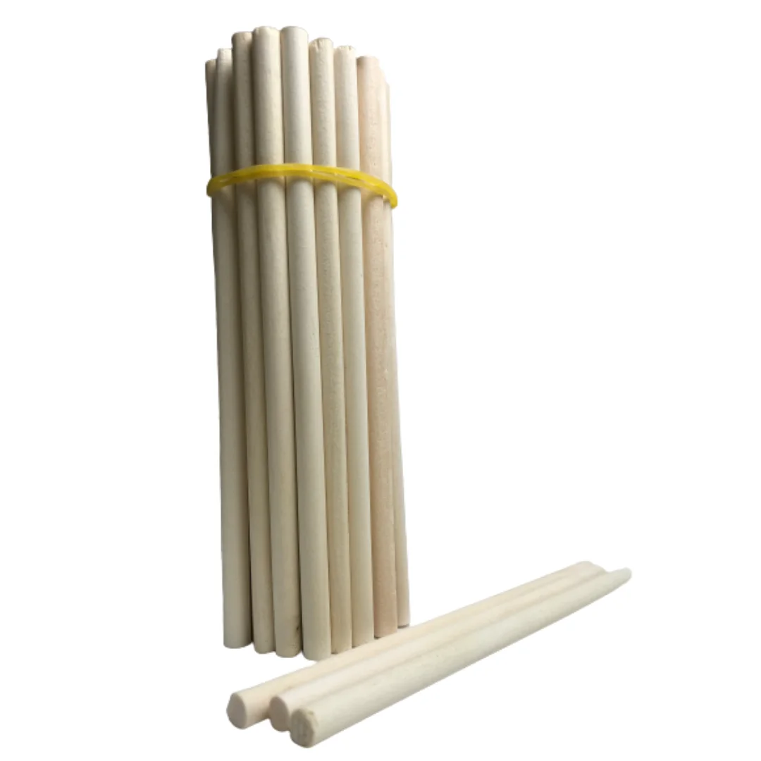 Оптовая продажа из Вьетнама круглые деревянные палочки упаковочная машина для мороженого высококачественные гладкие яркие и полированные