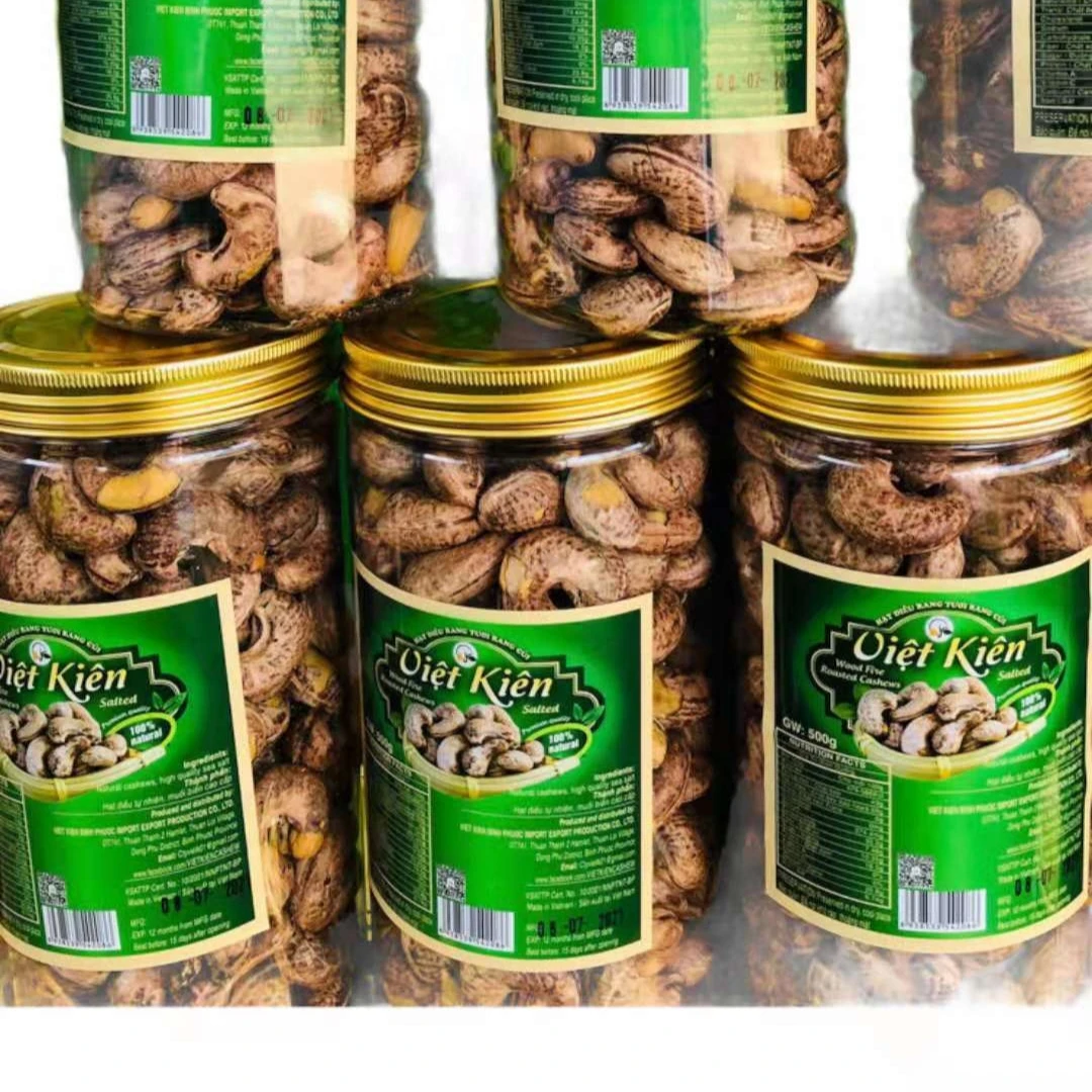 
hot sale 2021 roasted cashew A180 made in vietnam 500g/bOX 