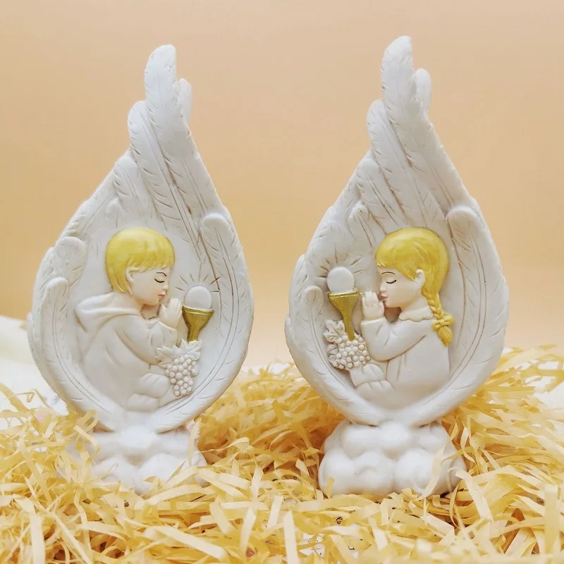 2022 RESIN RELIGIOUS HOLY FAMILY VIRGIN MARY BABY JESUS BOY GIRL HOLIDAY GIVEAWAY GIFT HOUSE TABLE  DECORATIVE STATUE SCULPTURE