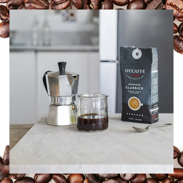 Зернистый кофе Occaffe 30% Arabica 70% Robusta зернистый кофейный порошок для кофеварки