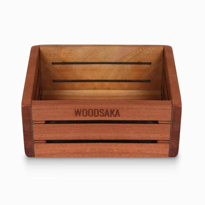Paper Clip Box   I  3Line Paper Clip Holder - Cherry - WOODSAKA   I   Eco friendly Paper Holder  I   Desk Accessories
