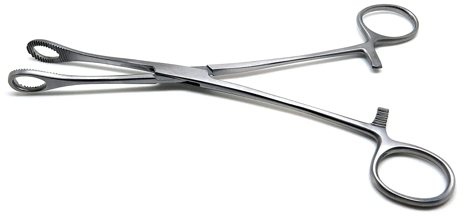 foerster sponge forceps 12inch straight serrated surgical holding veterinary instruments