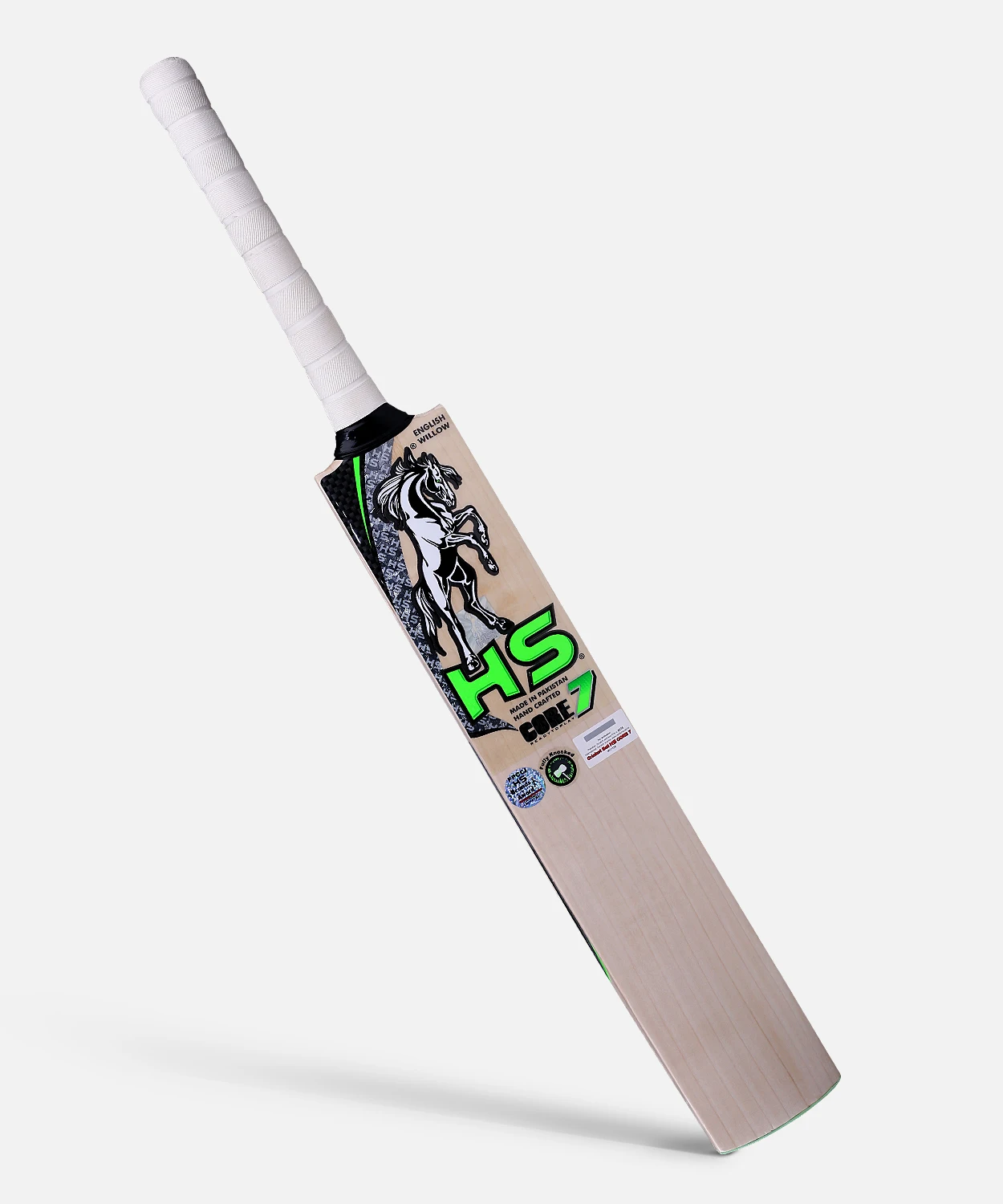HS SPORTS CORE 7 SHORT HANDEL ENGLISH WILLOW CRICKET BAT