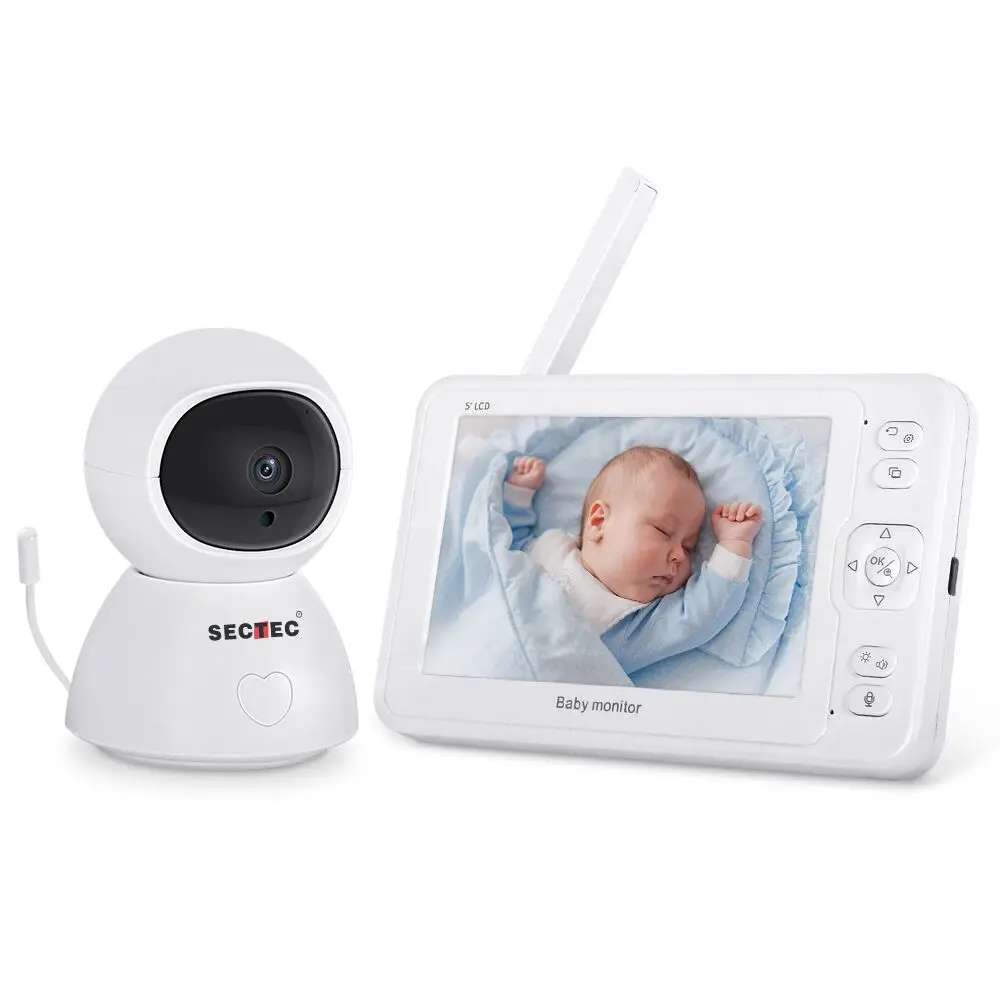  Sectec HD IP Wi-Fi Смарт-камера видеонаблюдения ночного видения Видеокамера 5 дюймов