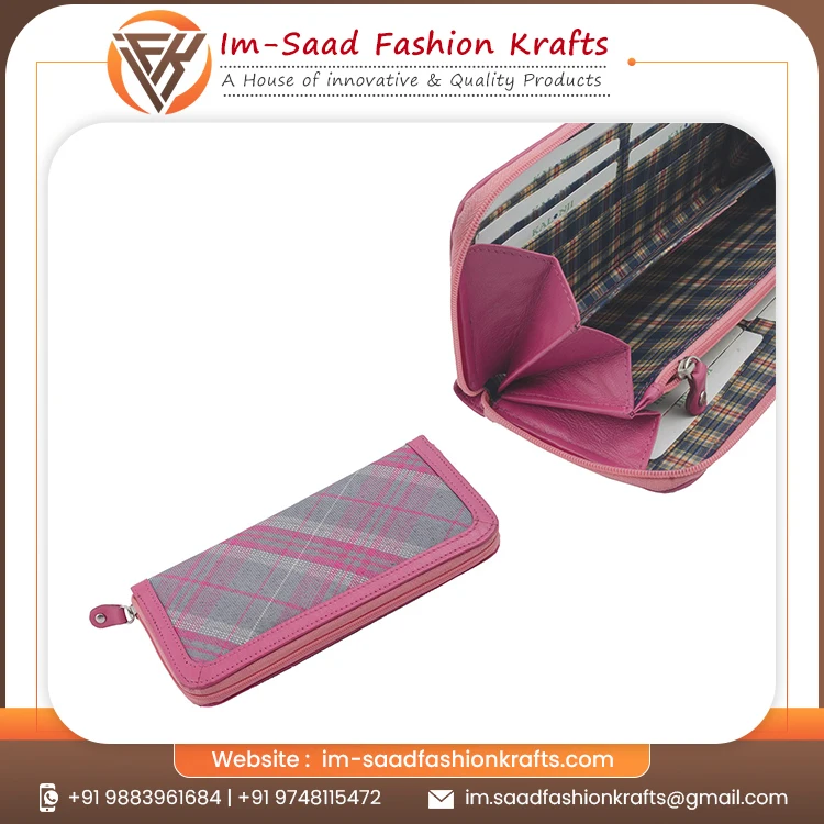 Girls Favorite Classy Pink Color All Occasion Customised Minimal Designed Ladies Purse Buy From India At Wholesale Price