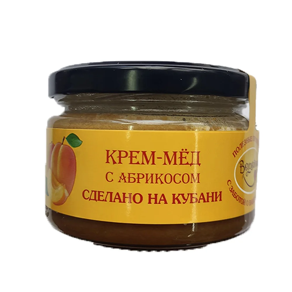 Органический крем из меда с абрикосом от производителя