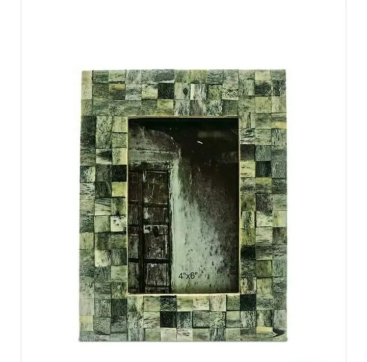 Высококачественный Подарок на годовщину помолвку свадьбу латунная смола индивидуальный дизайн украшение для дома фоторамка