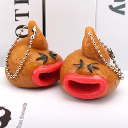 YIWU ALLSHINE New Design Poop Keychain Gag Poo  Figurine Fidget Mini Poo Toy Squishy Stress Toys