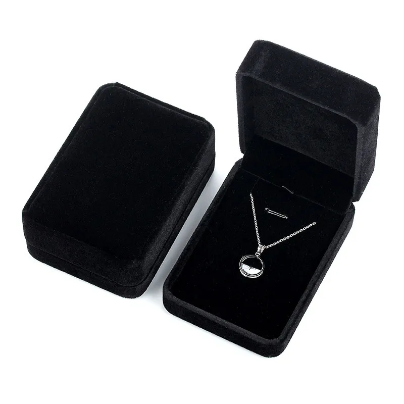 bulk flocking package custom logo storage velvet insert jewelry boxes