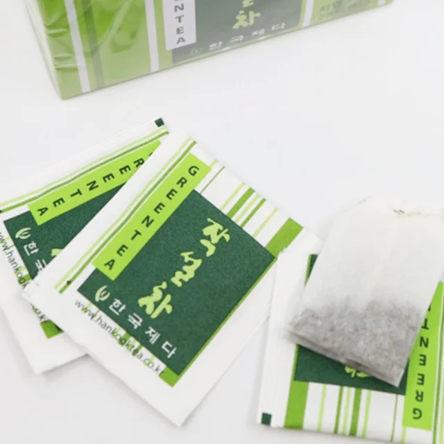 Корейский здоровый зеленый чайный пакетик Jacksul для офиса Сделано в Корее