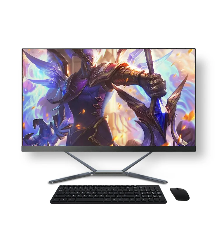 21,5 дюймовый 1920*1080 HD широкий обзор 4 ядра I3 ультра тонкий ЖК-экран Все-в-одном настольные компьютеры для игр