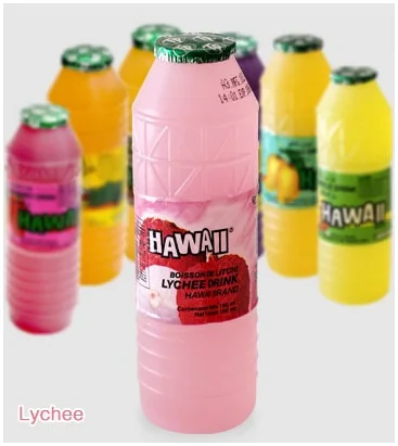 6x16 inch High Quality Fruit Drink Flavor Hawaii brand 180ml Lychee With Shelf Life 12 Months Export From Thailand