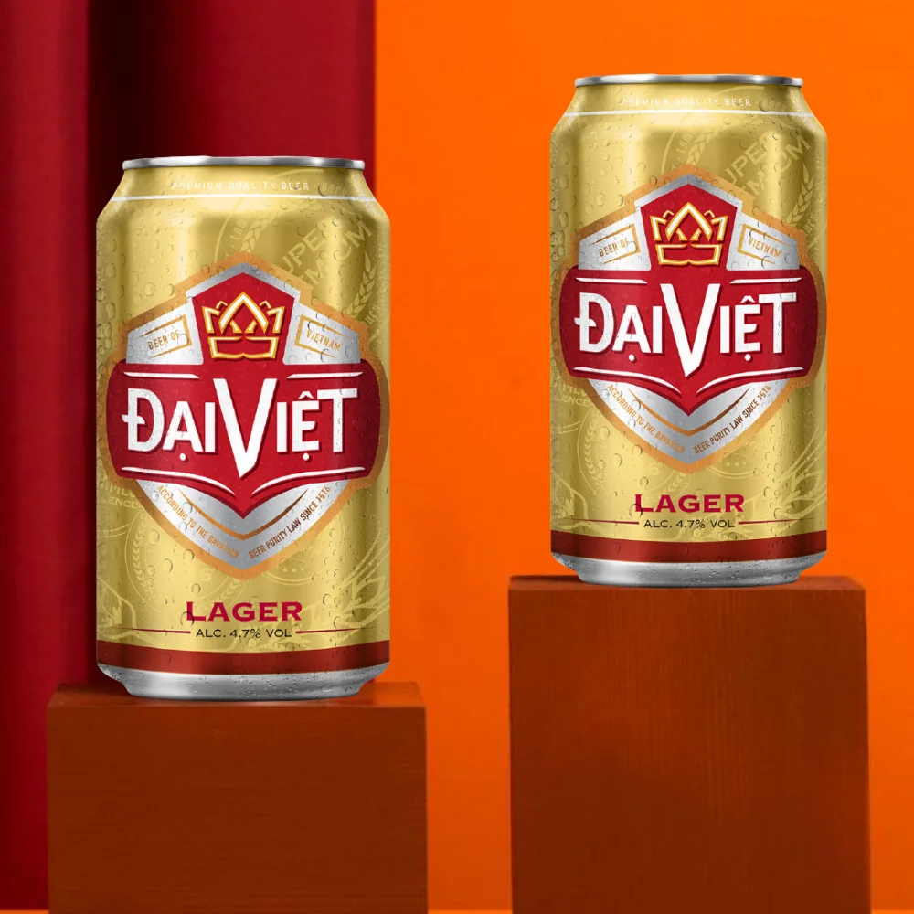 Пиво Dai vietnam Lager Alc 4.7% Vol алюминиевая банка 330 мл высококачественный спиртовой напиток пиво для продажи