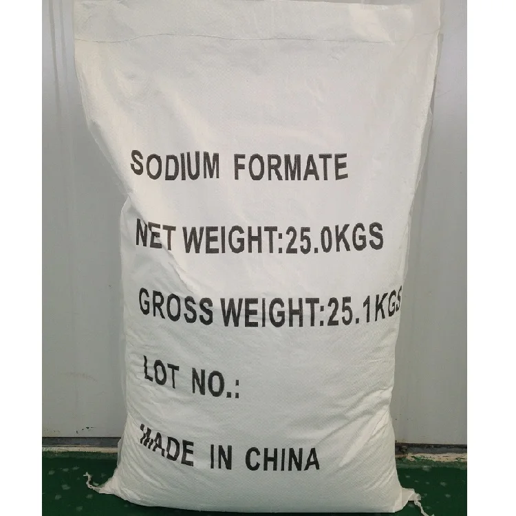 Formic acid na salt sodium formate cas no. 141-53-7 China manufacture sodium formate 92% china used in oil field