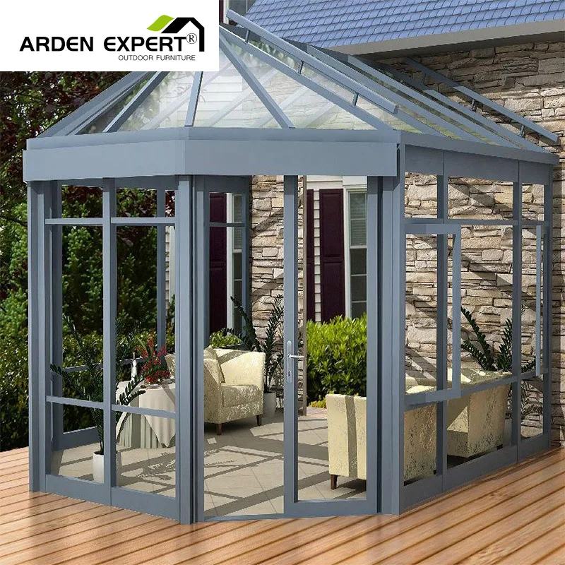 Waterproof Louver Roof System Kits Outdoor Gazebo Garden Bioclimatic Aluminium Pergola
