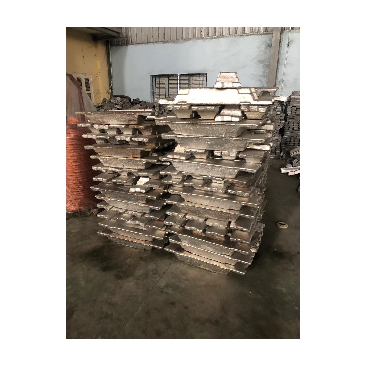 
 0.1% Max Cr 0.1% Max кубический сплав 550C алюминиевые слитки с температурой плавления 6063  