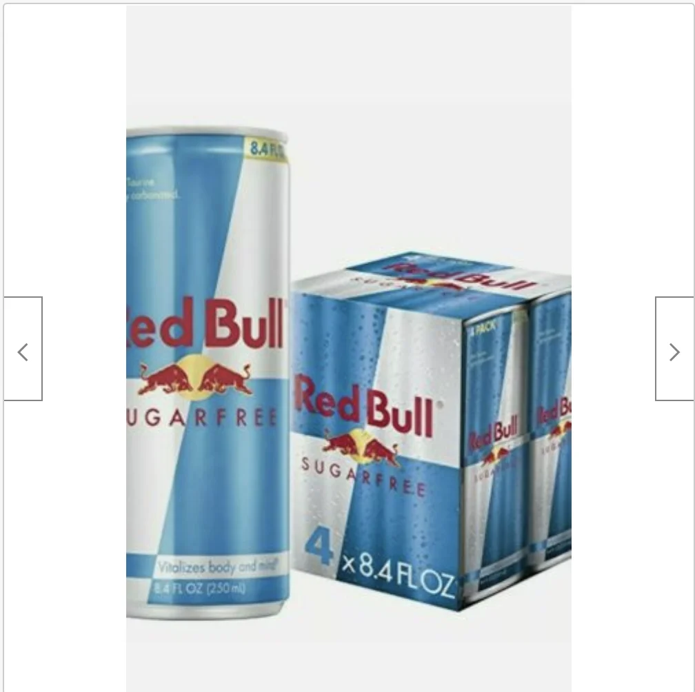  Энергетический Напиток RED BULL без сахара. в