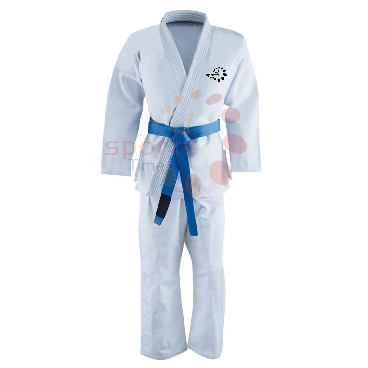 Online Sale  Men Jiu Jitsu Gi Uniform Suit For Sale White Color Jiu Jitsu Uniform Cotton / Polyester Jiu Jitsu Uniform