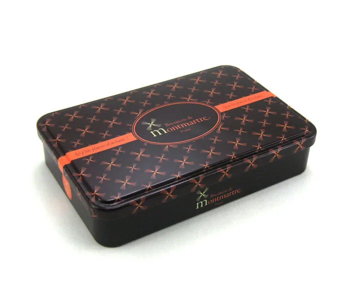 Supply low moq custom logo black/white/brown rectangle packaging box