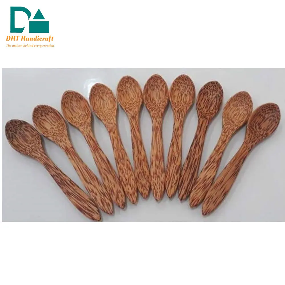Dining Wares Natural Color Acacia Wood Coconut Wood Knife, Cutlery & Fork For Households, Restaurants