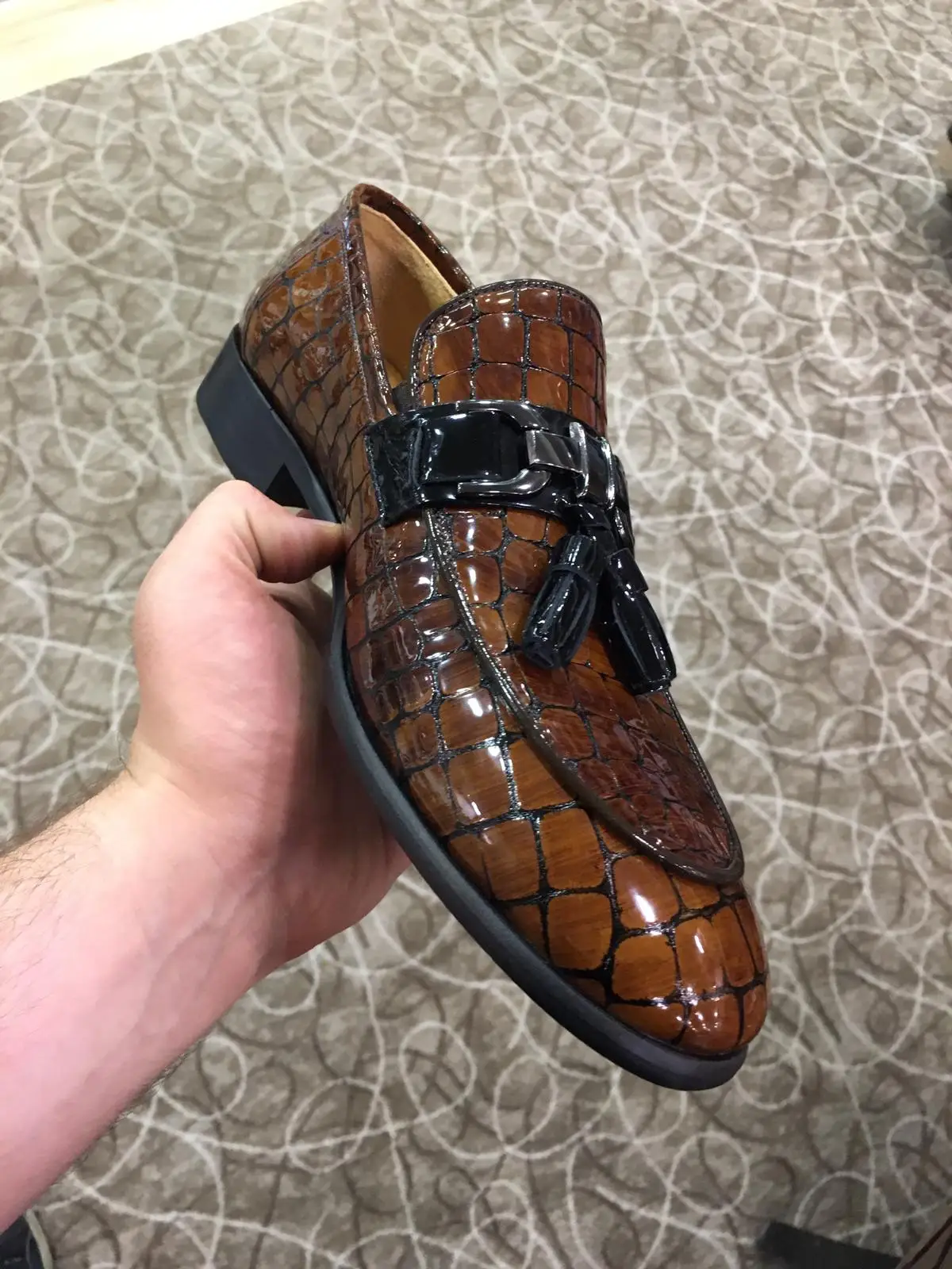 
2021 Turkish Genuine Leather Wedding Shoes 