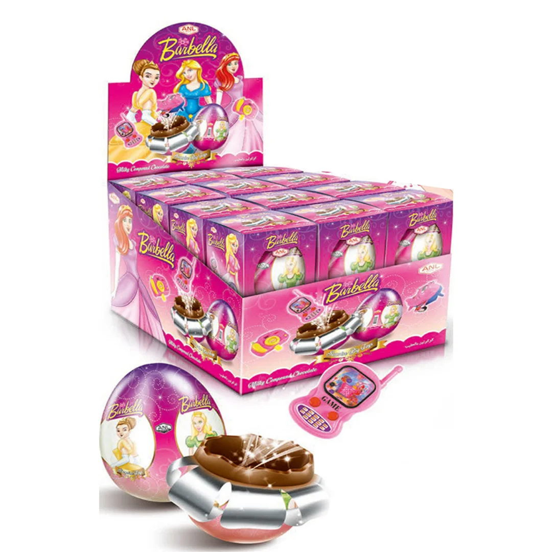 Chocolate Surprise Egg Candy with Big Size Toys Inside