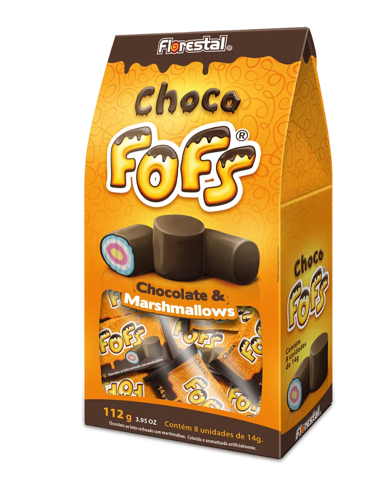 
C1025 - CHOCO FOFS Chocolate Dipped 14g x 8un x 18 displays 