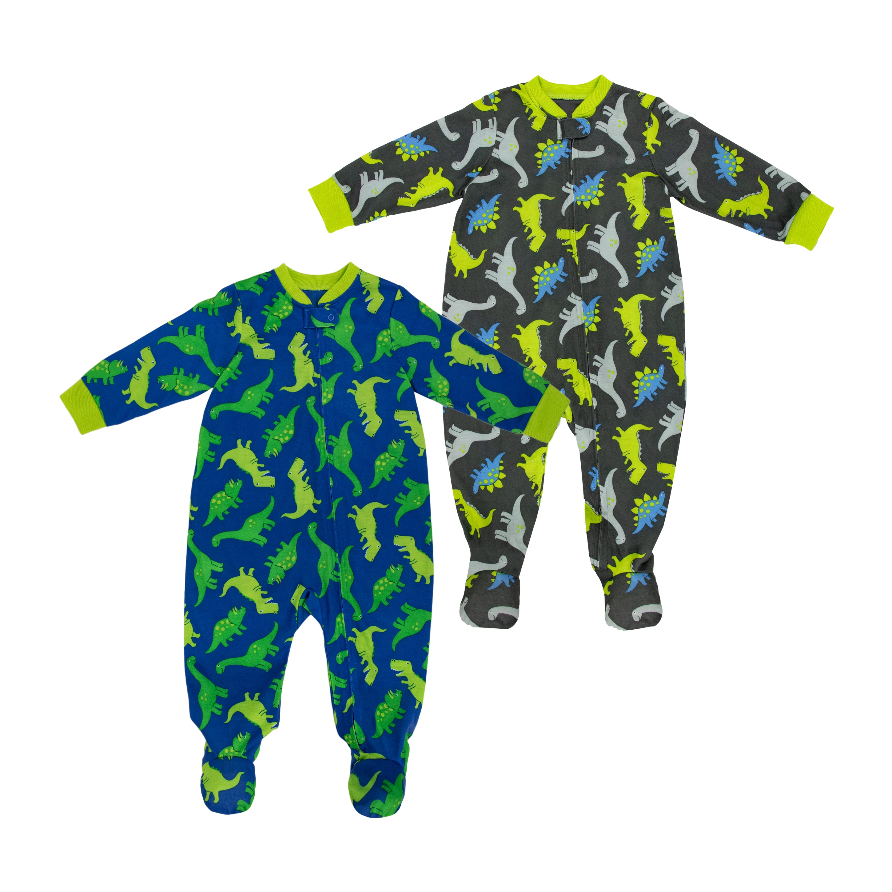 JOYUAN GARMENT MANUFACTURER BR190805 baby romper - RED DOG BOY PRINT ZIPPER pajamas kids clothes overall coverall footie cute