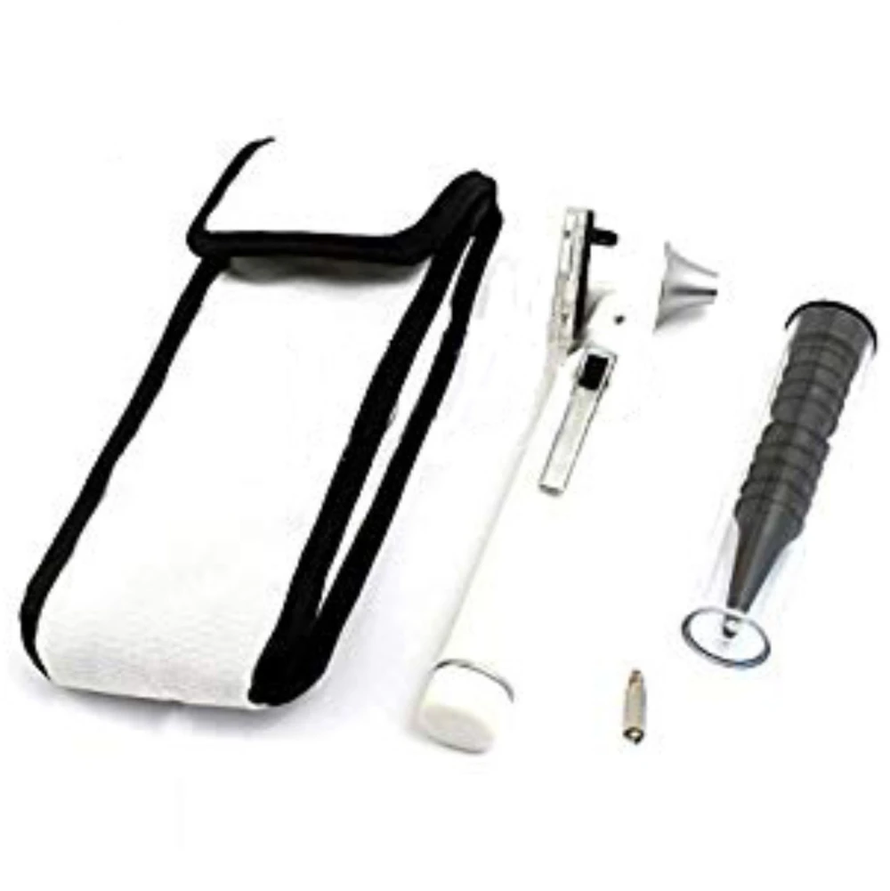 OTOSCOPE MINI FIBER OPTIC WHITE COLOR POCKET MEDICAL ENT DIAGNOSTIC OTOLOGIST SURGICAL MEDICAL DIAGNOSTIC INSTRUMENT      MGI-16