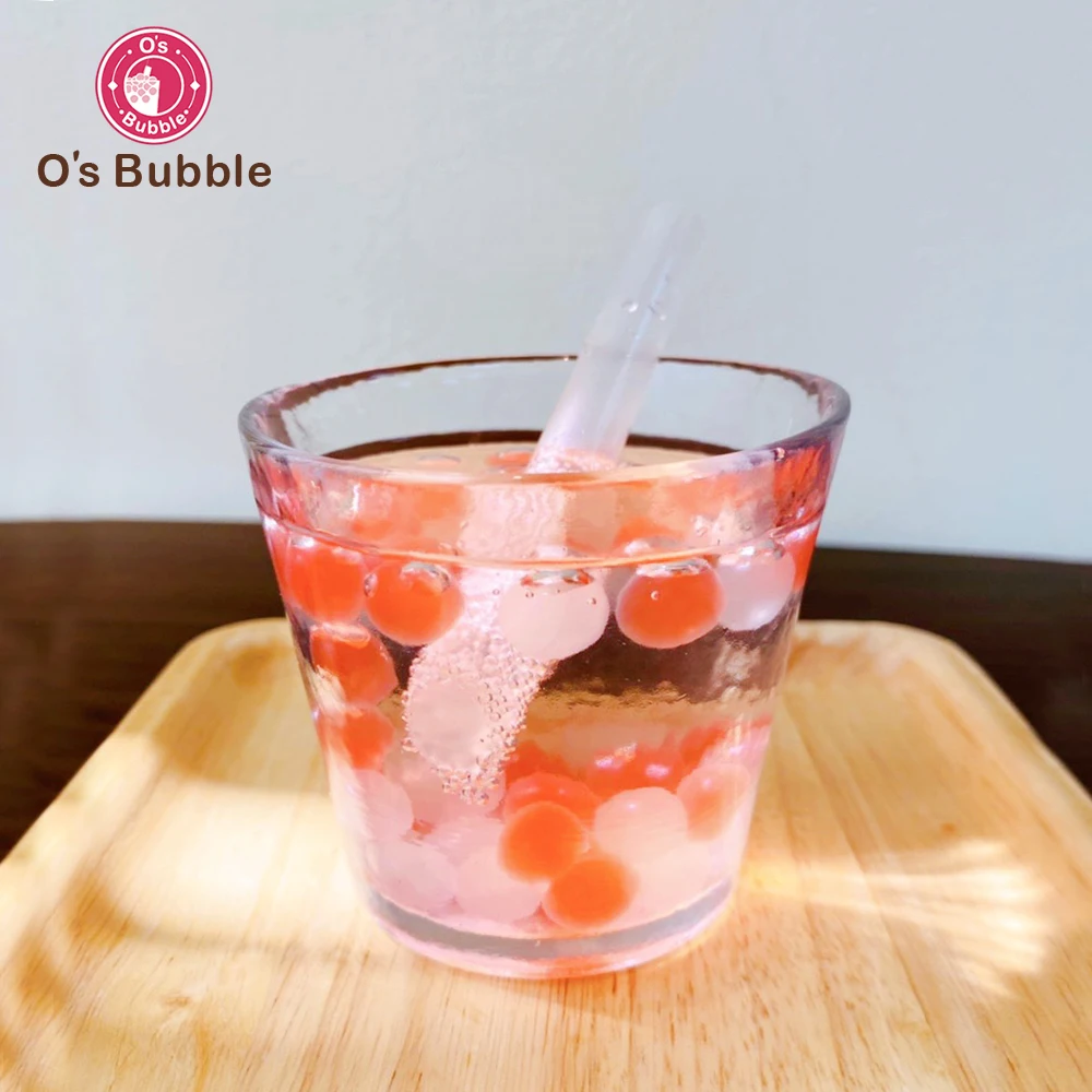 Сок разрыва 4 чашки/пакет с клубничным вкусом мгновенный драже Popping Boba