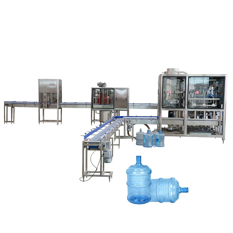 Factory Price Automatic Mineral Water Production Line 5 Gallon Barrel Bottled Mineral Water Filling Machine
