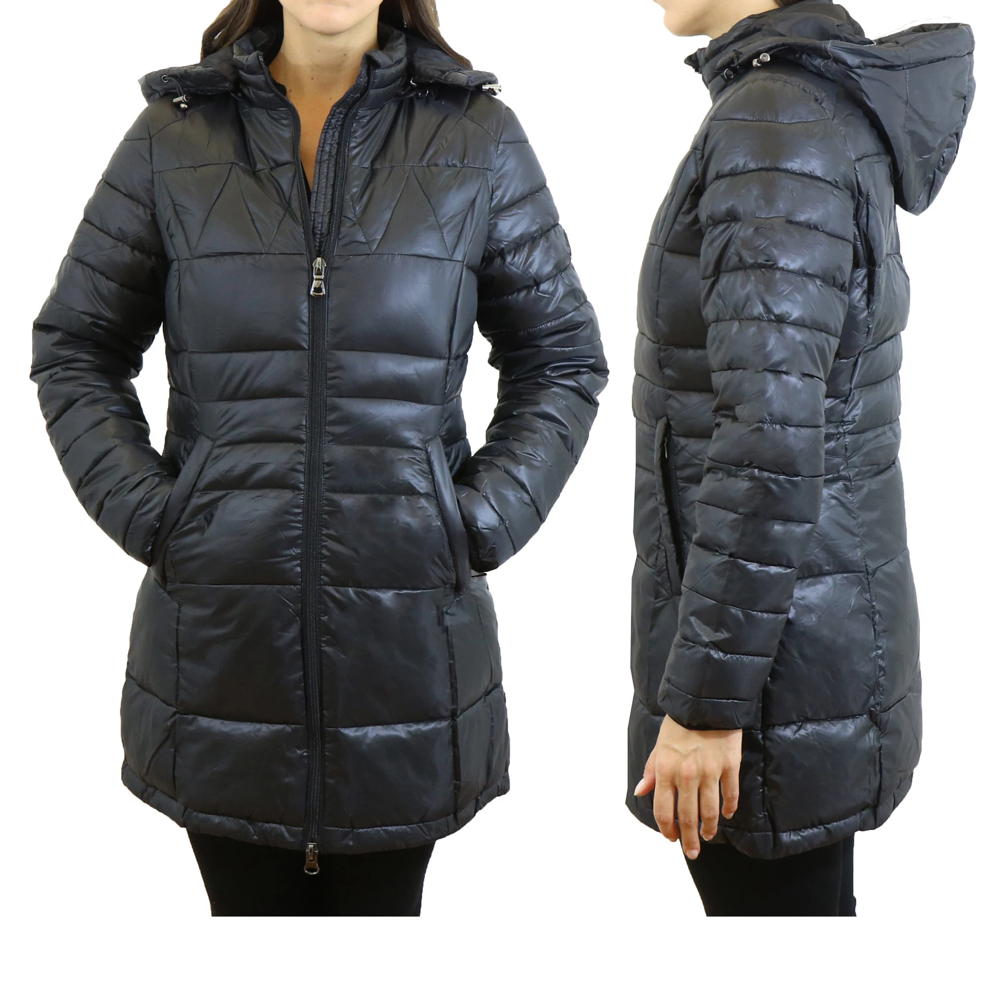 Winter Clothes for Women Puffy Winter Jackets Zipper Cropped Hot sale