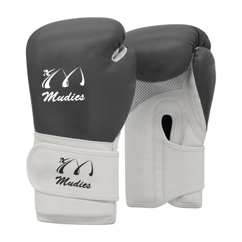  Боксерские перчатки на заказ 12 унций/16 унций/20 унций Кожаные для дома тренажерного зала бокса фитнеса