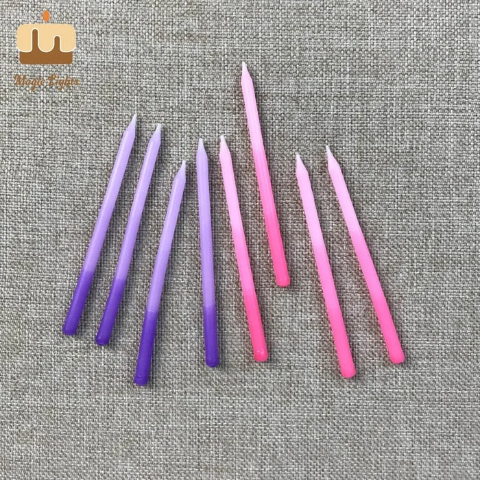 Декоративные свечи для дня рождения ручной работы