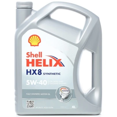 Корпус Helix HX8 синтетический sae 5w40 коробка 4 литра бутылка, коробка с 4 шт. = 16 литров
