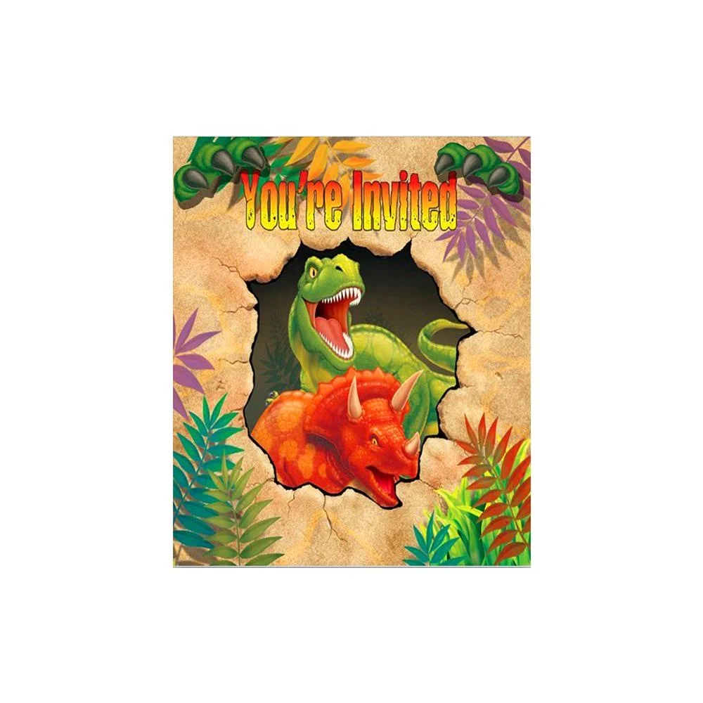 
Disposable dinosaur party supplies set party favors and decoration paper plate and cup dinosaur theme dinnerware 