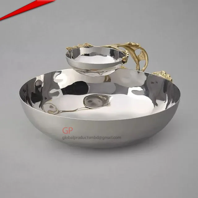 golden orchid twin bowl nut bowl