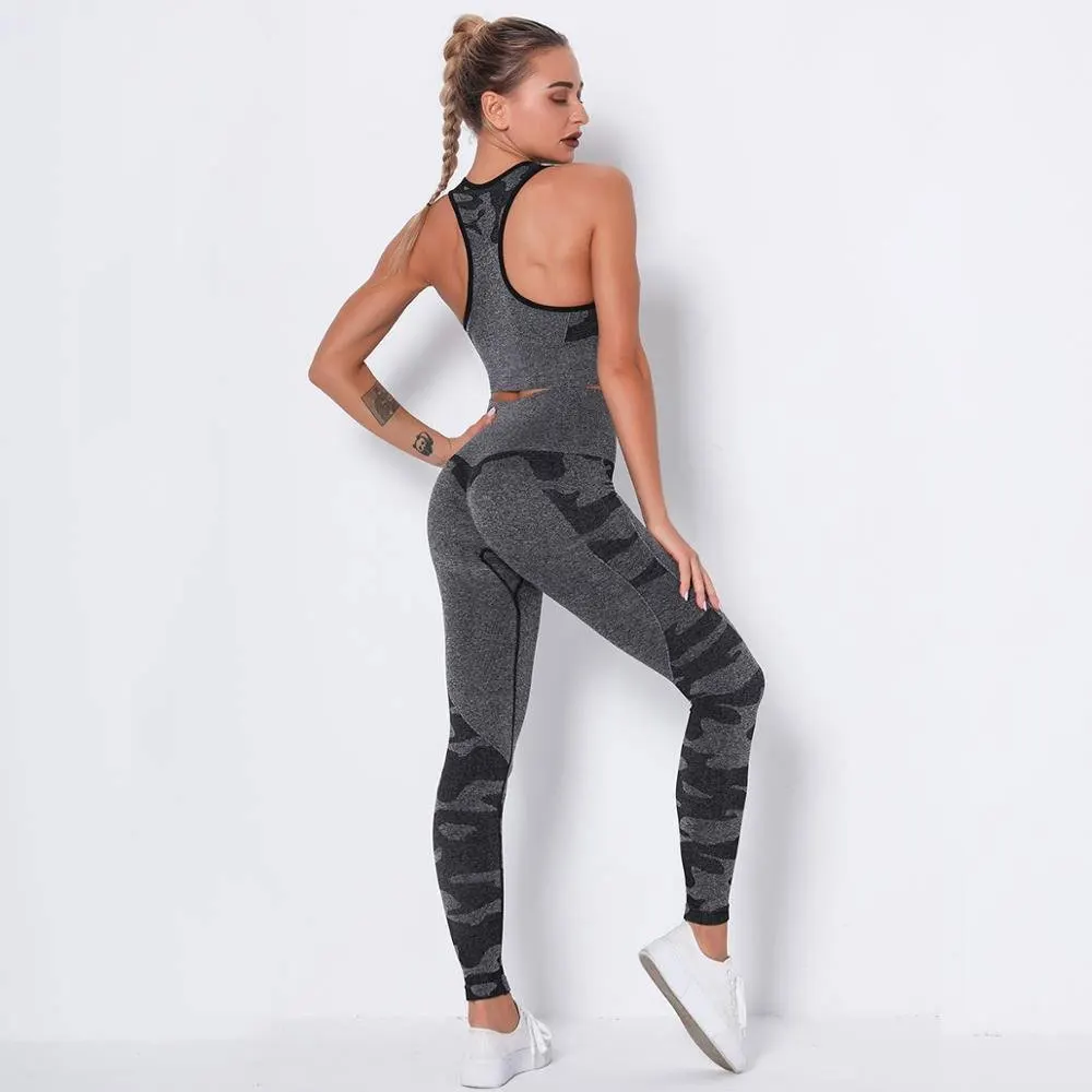 Seamless Quick Dry Yoga Set Sport Wear Suit Sport Clothing Fitness Sets Fitness Clothing Yoga Women Activewear Sets For Women
