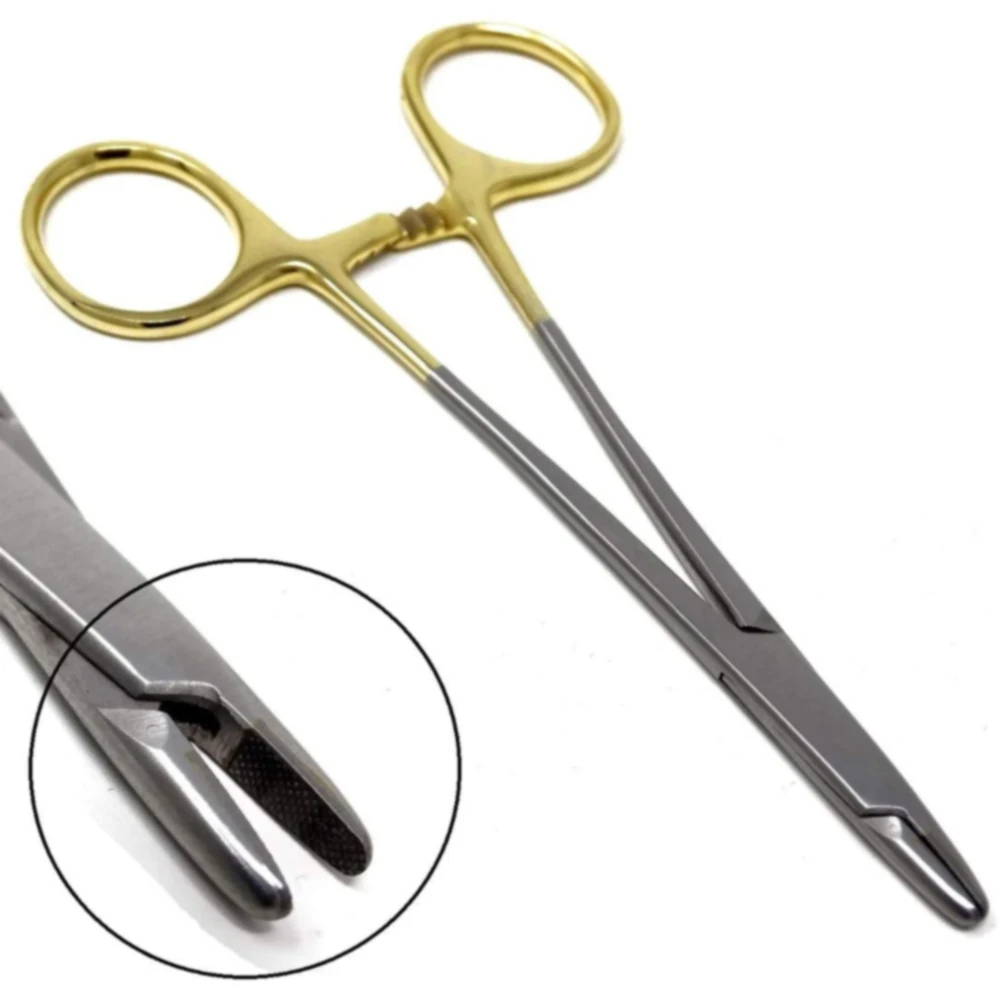 Best Quality Derf Needle Holder Stainless Steel Surgical Instruments 12.0 cm Best Quality Needle Holding Forceps