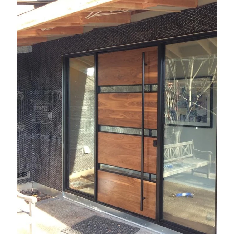 Элегантные современные деревянные металлические передние поворотные