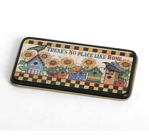 
magnet metal tin for food grade for kitchen decoration toys stationery custom design offset printing 